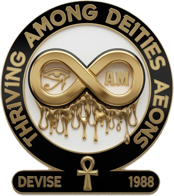 T.A.G AEONS emblem — Thriving Among Deities
